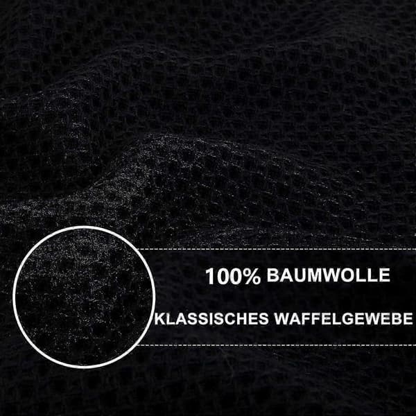 6-pack 100 % bomullsfrotté kökshanddukar diskrengöring med hängögla S202412306944 Black 34*73cm