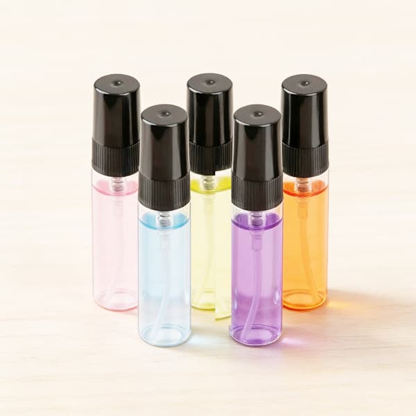 Lille parfumeflaske, 5 ml - 5-pak Sort Sort