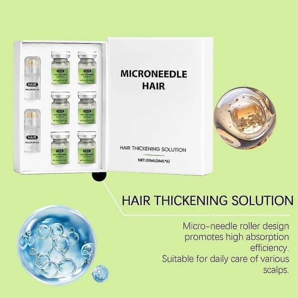 Alphainfuse hårvekstsystem, avansert hårvekstbehandling Ginseng 6 stk/sett 2 stk 2pcs