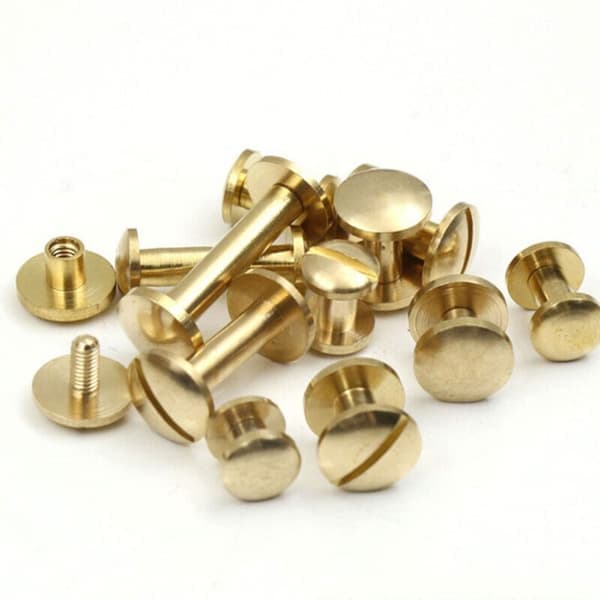 10st Bältesskruv Bågform Läderhantverk 6MM10SET 6mm10set 6mm10sets