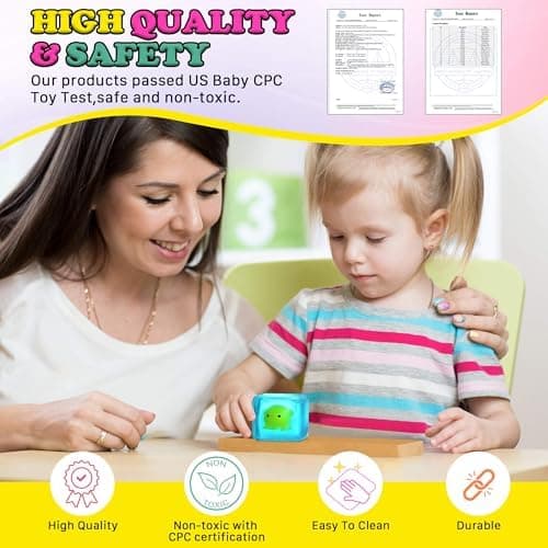 Squishy Stress Cube Fidget Legetøj Voksne - Glød i Mørket Blæksprutte Sensorisk Legetøj til Børn med Autisme Stressbolde til Børn Klemmelegetøj til Octopus2