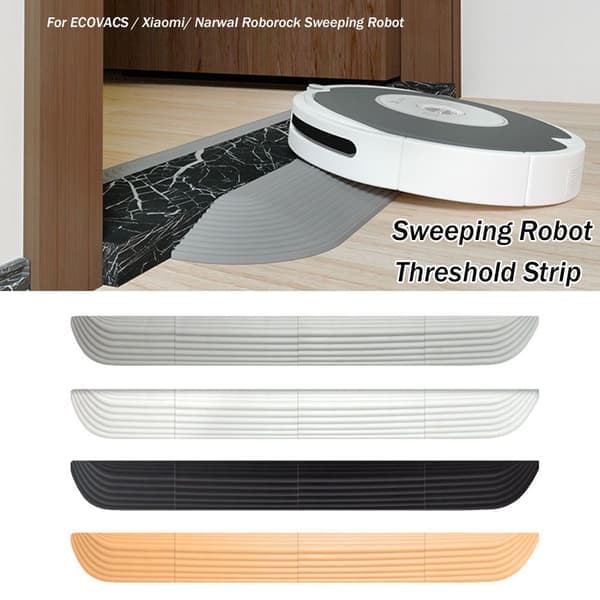 Ersättningslist för robotdammsugare tröskel, trappdörr tröskellist grå gray