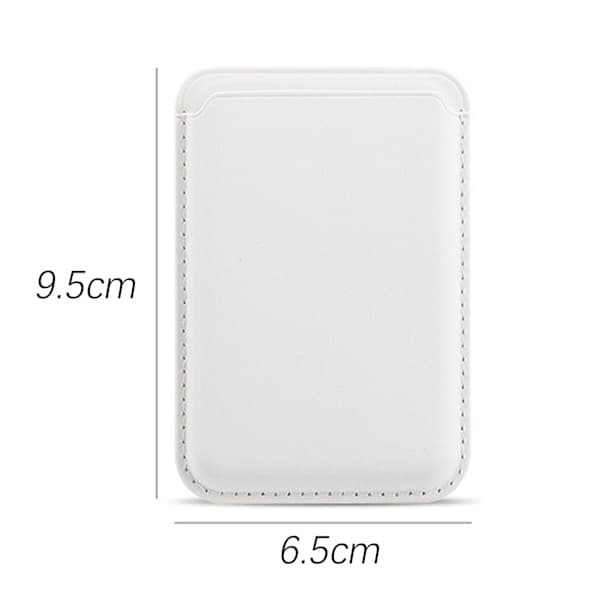 Magneettinen korttipidike iPhonelle, valkoinen White