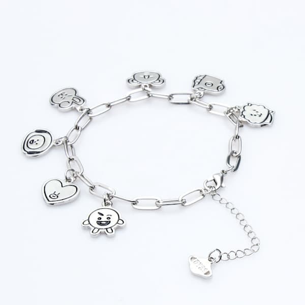 KPOP BTS-rannekoru BT21 Korean Version Cartoon Alloy A