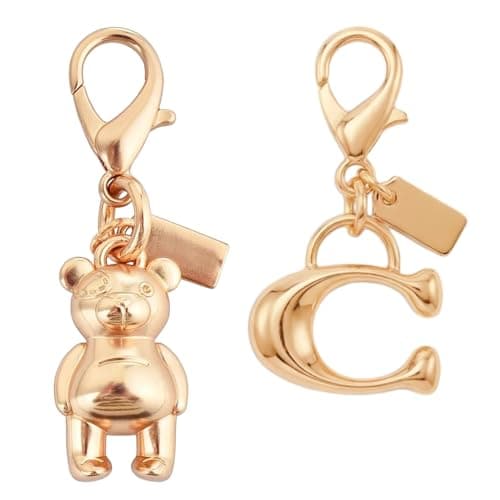 Väskberlock, söta handväskberlocker, väsktillbehörsberlocker, väskkedjor, handväskberlocker C-Bear Gold