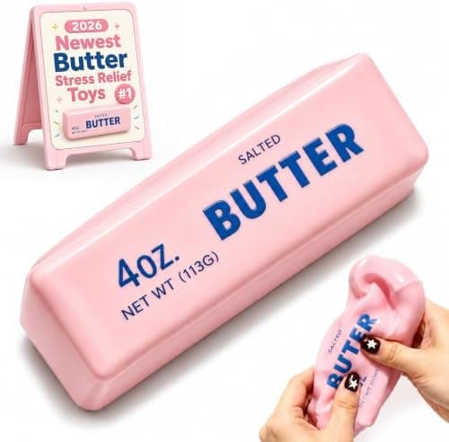 Sprød Smør Squishy Asmr Perlefyldt, Langsomt Stigende Klem Pink Butter