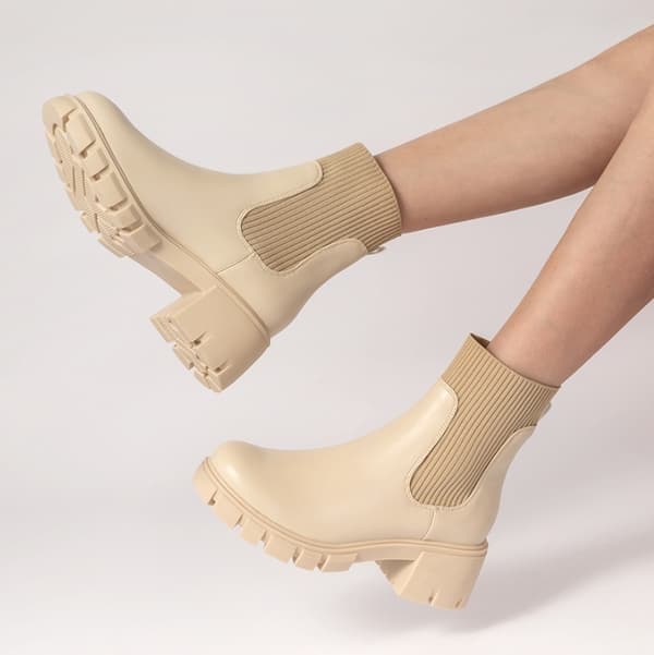 Naisten Chelsea-nilkkurit, Slip-on-platformnilkkurit, paksupohjaiset nilkkurit, US7.5 US7.5