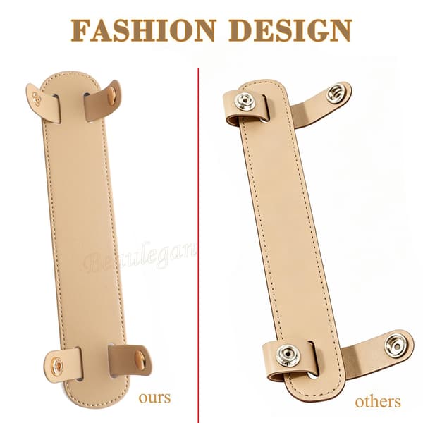 Beaulegan Axelremsdyna i mikrofiberläder, beige Beige