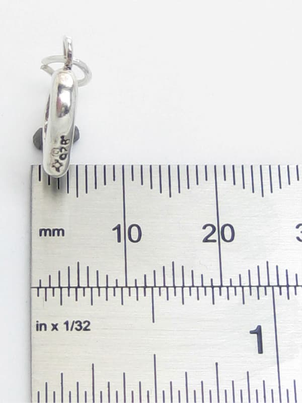 Hjerte sterling sølv charm .925 x 1 Hjerter Kærlighed charms
