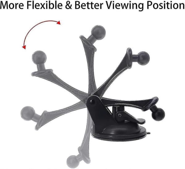For Garmin GPS-holder - GPS-bilfester Sugekoppholder for frontrute/dashbord