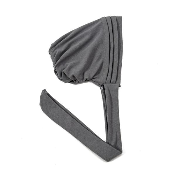 Muslimsk hijab-panser turban chemo-hette for kvinner, hvit white