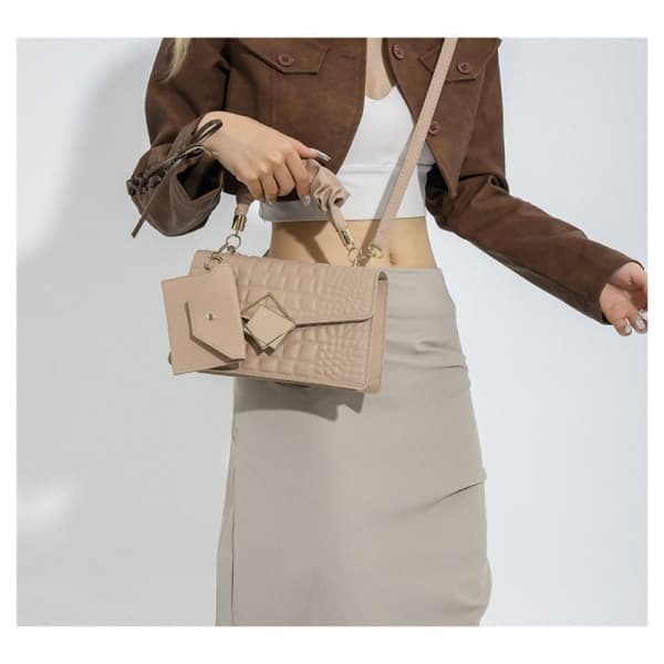 Skuldertaske Messenger Taske ORANGE
