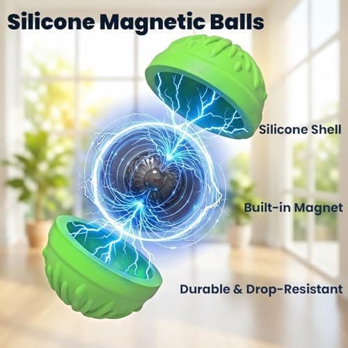4-pack sensoriska magnetiska fidgetbollar i silikon, för vuxna och tonåringar