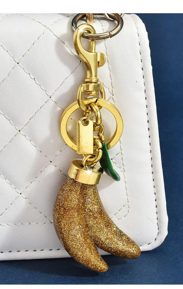 Väskberlocker för handväskor - Söt handväskkedjeberlock - Väskaccessoarer Berlocker för kvinnor Banana