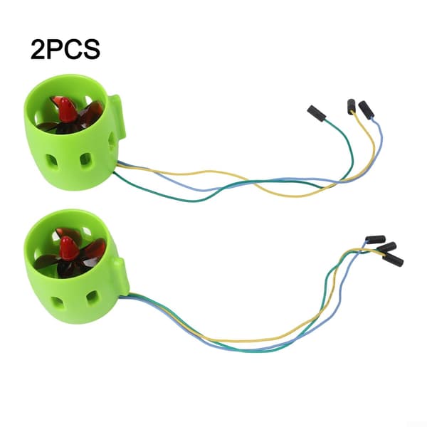12V-24V Undervanns Thruster Motor 4-blads Propell (1 Par) 1 Pair