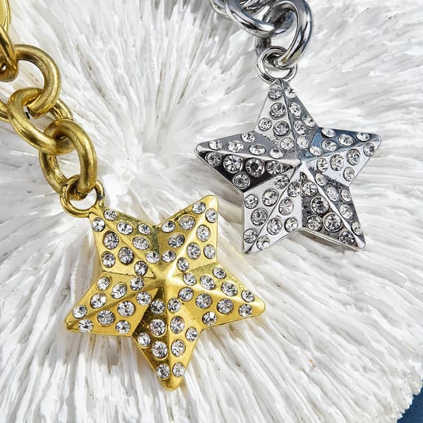 Väskberlock, söta handväskberlocker, väsktillbehörsberlocker, väskkedjor, handväskberlocker Star-Silver