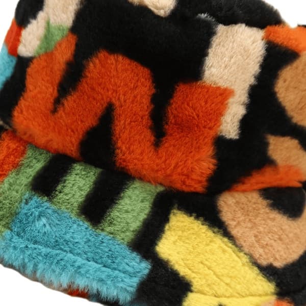 Fuzzy bøllehat til kvinder, pelslignende pelsbøllehat, farve1 color1