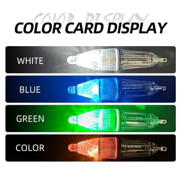 LED-fiskelampe agnlys, hvit, størrelse 12 cm white 12cm