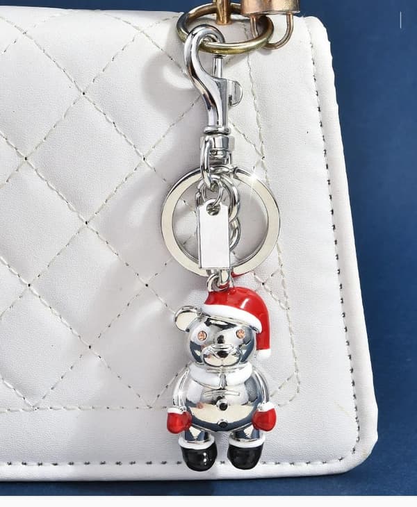 Väskberlocker för handväskor - Söt handväskkedjeberlock - Väskaccessoarer Berlocker för kvinnor Halloween Bear-Gold