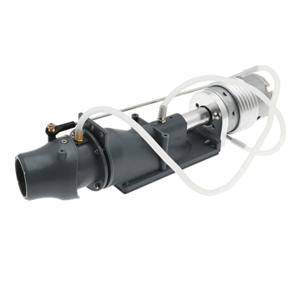 RC Båt Jetpumpe Børsteløs Thruster Tilbehør Propell Rørmodell Båt Gummirør Spraykomponent Utskiftbar Egnet for RC Modell, Grå Gray