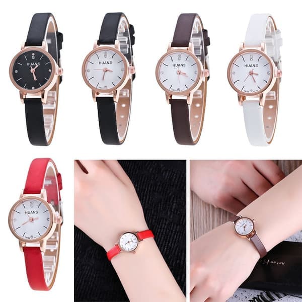 Klocka Kvarts Armbandsur BRUN Brun brown