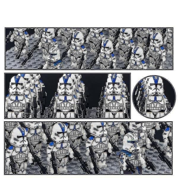 501st Legion Clone Trooper Hærsæt Mini Captain Rex Jesse og Echo Star Captain Rex 501st Clone Trooper Wars Figurer Byggeklodser