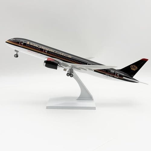Royal Jordanian B787 Modell 30cm Legering Metall Skala Samlarobjekt Display Present Prydnad Fans