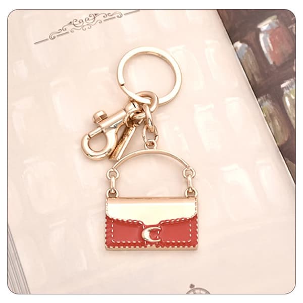 Väskberlock, söta handväskberlocker, väsktillbehörsberlocker, väskkedjor, handväskberlocker Y-Bag-Red