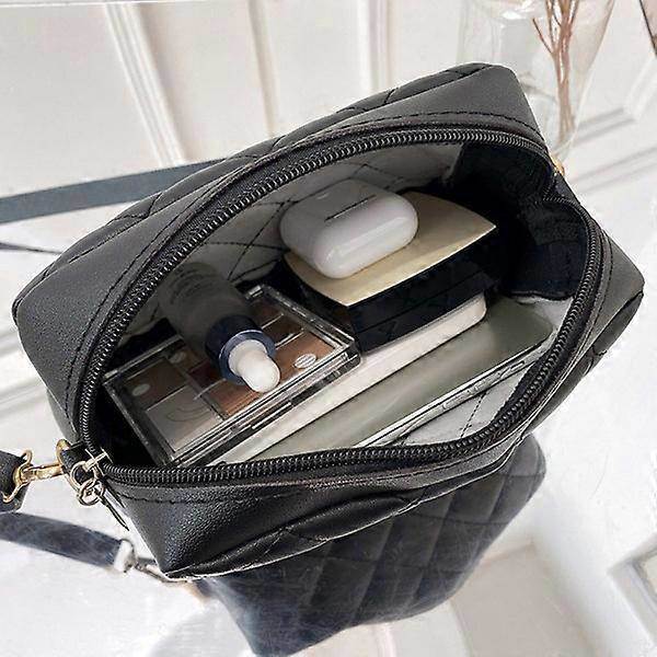 Moderigtige afslappede crossbody-tasker til kvinder luksus kvast sort Black
