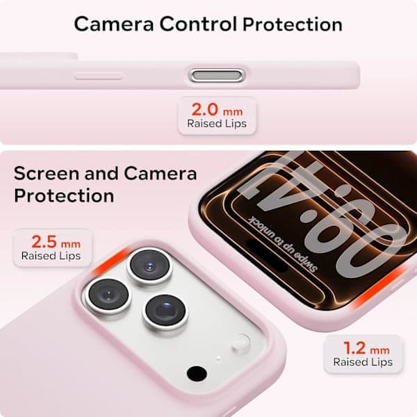 Flytende silikondeksel til iPhone 17 Pro, støtsikkert mykt telefondeksel, full beskyttelse, olivengrønn iPhone 17 Pro Green Olive iPhone 17 Pro