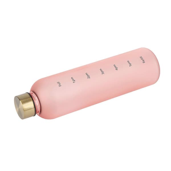 1000 ml suuri himmeä urheiluvesipullo ulkokäyttöön