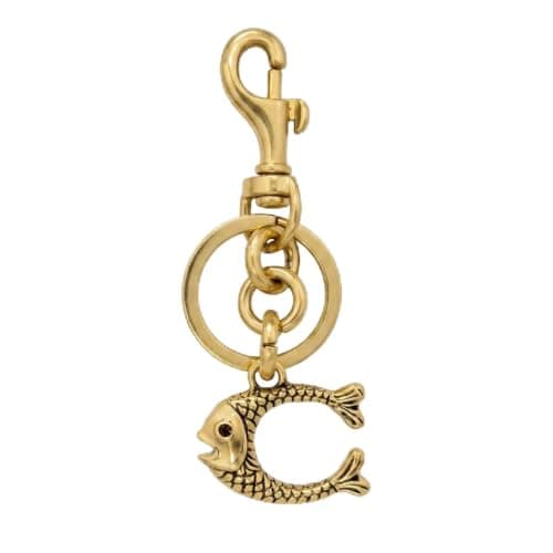 Väskberlocker för handväskor - Söt handväskkedjeberlock - Väskaccessoarer Berlocker för kvinnor Fish C - Gold