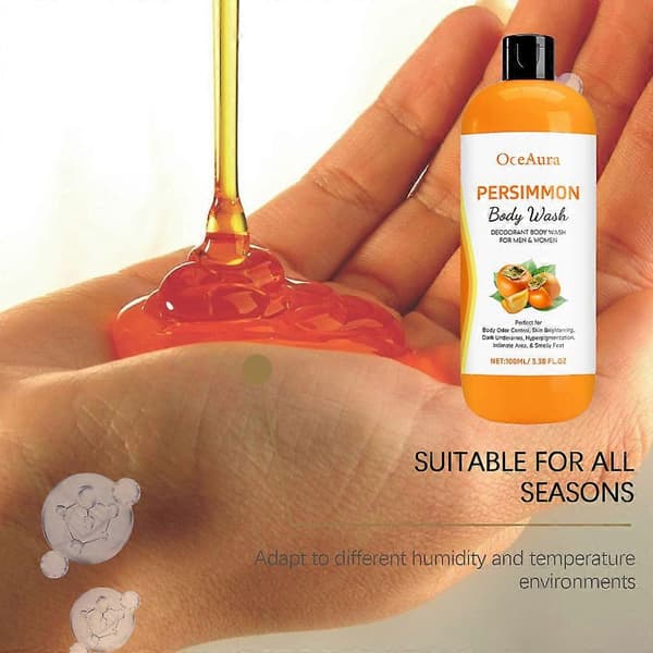 1-3 stk. Persimmon Kroppsvask for eldre Lukt Persimmon Såpe Kroppslukt Vask Kropp 1pc