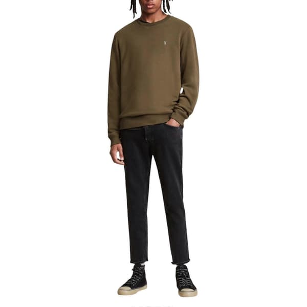 All Saints Reven Herre Sweatshirts Afslappet Pullover Vinter Jumper Brown M
