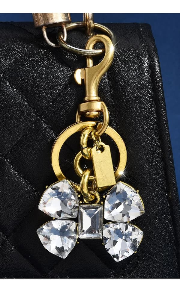 Väskberlock, söta handväskberlocker, väsktillbehörsberlocker, väskkedjor, handväskberlocker White Diamond