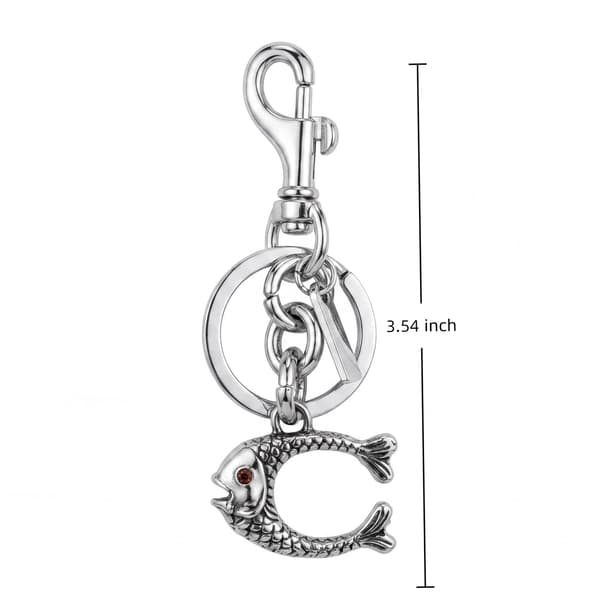 Väskberlocker för handväskor - Söt handväskkedjeberlock - Väskaccessoarer Berlocker för kvinnor Fish C - Silver