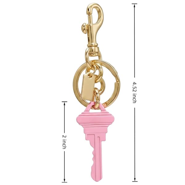 Väskberlock, söta handväskberlocker, väsktillbehörsberlocker, väskkedjor, handväskberlocker Pink Key