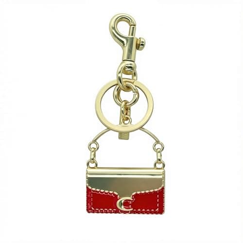 Väskberlock, söta handväskberlocker, väsktillbehörsberlocker, väskkedjor, handväskberlocker Y-Bag-Red