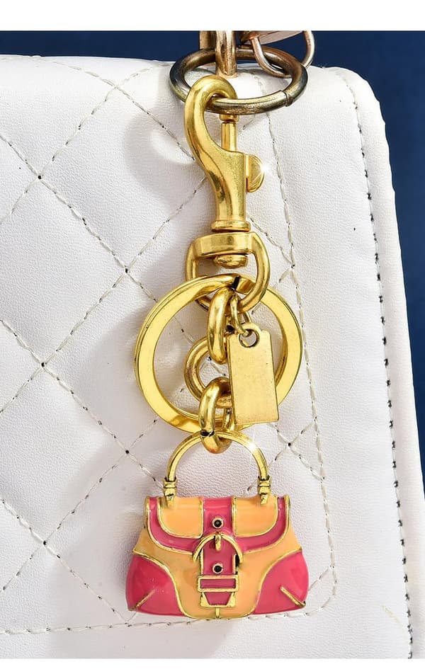 Väskberlocker för handväskor - Söt handväskkedjeberlock - Väskaccessoarer Berlocker för kvinnor Handbag-gold