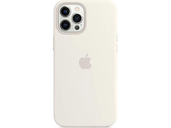 iPhone 12 Pro Max Silikone Cover, Størrelse Hvid White