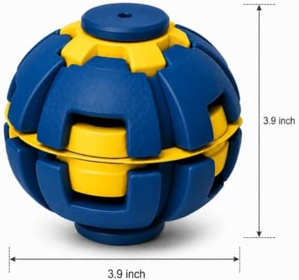 3D-printet Spin Ball Fidget Legetøj, Mekanisk Skrivebordslegetøj, Blå, Alder 14+ Blue