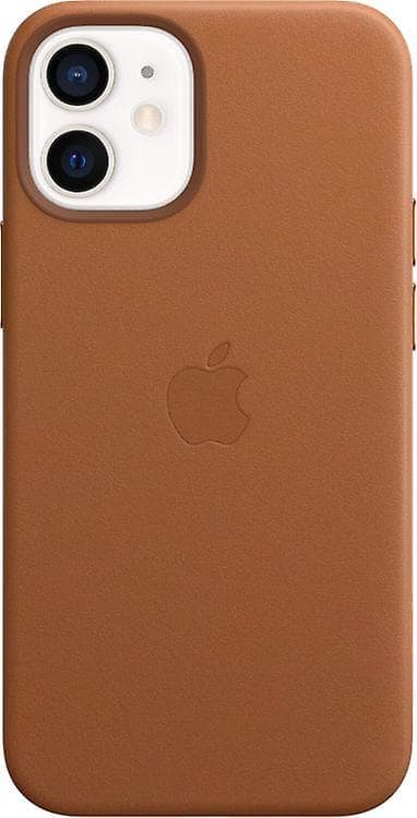 Apple MHK93ZE/A Magsafe Ægte Lædercover til iPhone 12 Mini Brun