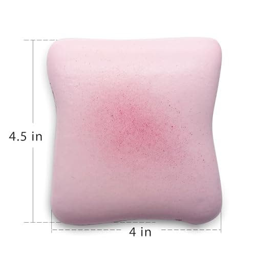 Brödsmör Squishy, Långsamt stigande Squishy, Julklappar, Stressbollar, Stresslindring & Fidgetleksaker för ADHD, Festpresent (Rosa) White-1pcs