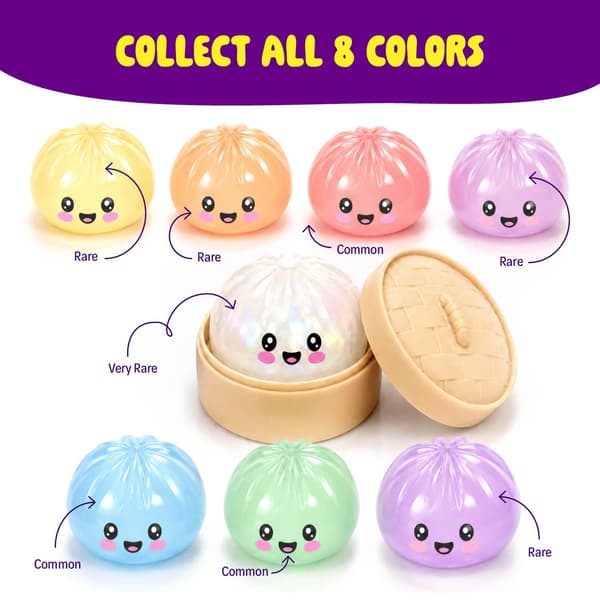 Glitter Dumpling Squishy Mystery Box - UV-väriä vaihtava - Squishies-lelut
