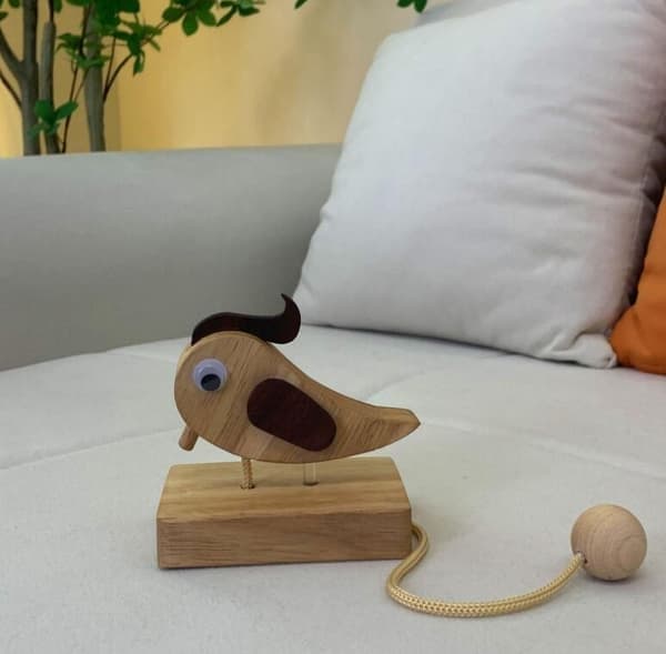 Hackspett dörrknackare, handgjord kreativ hackspett dörrklocka
