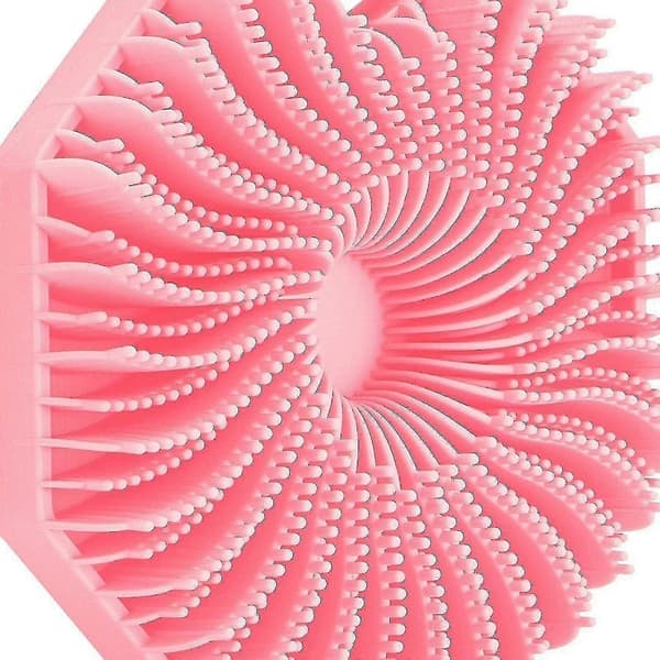 Sud Scrub Antimikrobiel Kropsskrub i Silikone, Eksfolierende Kropsskrub Pink pink
