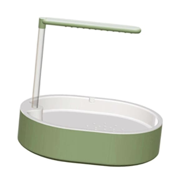 Papegøjefuglebadekar Lovebird Brusebad Parakit Badeboks Green