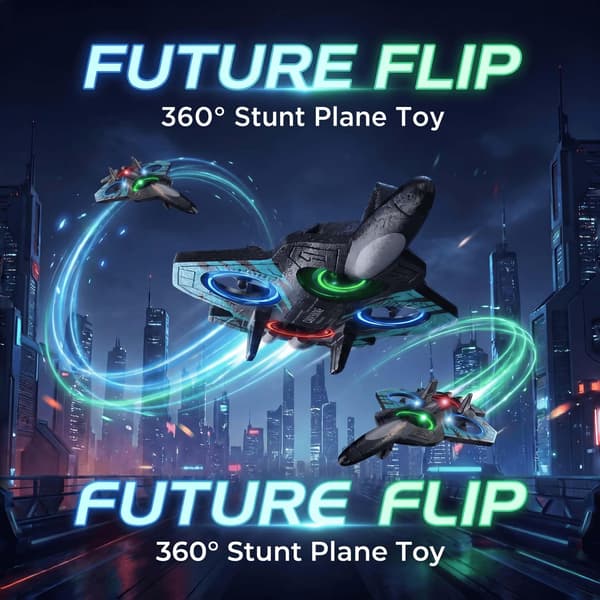 Skum RC-fly, fed LED-drone til børn og voksne (blå 2 batterier) Blue 2Bat
