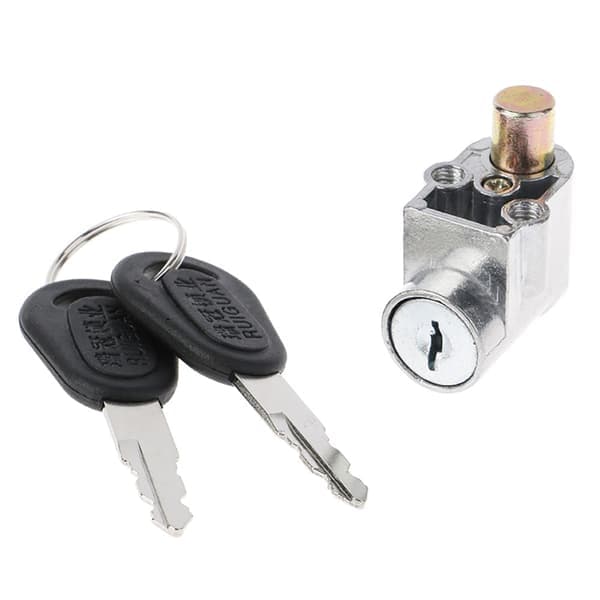Batterilåsskydd med 2 nycklar E - Cykelbrytare