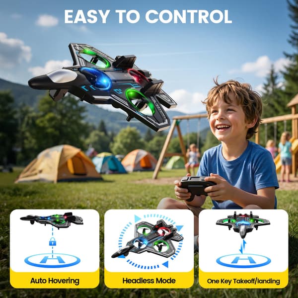 Fjernstyret fly RC-fly til børn, voksne, skum-jagerfly